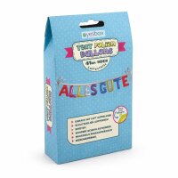 ALLES GUTE Metall Folien-Ballon Girlande bunt | 41 cm Folienballon ALLES GUTE