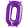 Metall Folien Ballon Ziffer 0 violett – 41 cm Zahlenballon