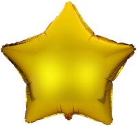 Stern Metallluftballon – Gold  | 41 cm Folienballon...