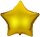 Stern Metallluftballon – Gold  | 41 cm Folienballon in Sternform