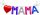 ❤️ MAMA Metall Folien Ballon Girlande bunt | 41 cm Folienballon Mama