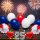 Folienballon Girlande „25“ silber – 41 cm Partydeko zum 25. Geburtstag