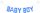 Baby BOY Metall Folien Ballon Girlande bunt | 41 cm Folienballon Girlande Baby Boy