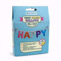 Metall Folien Ballon Set HAPPY bunt – 41 cm...
