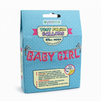 Metall Folien Ballon Set „Baby Girl“ pink...