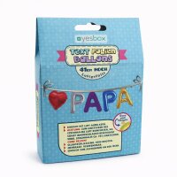 Metall Folien Ballon Set „❤️PAPA“ bunt mit...