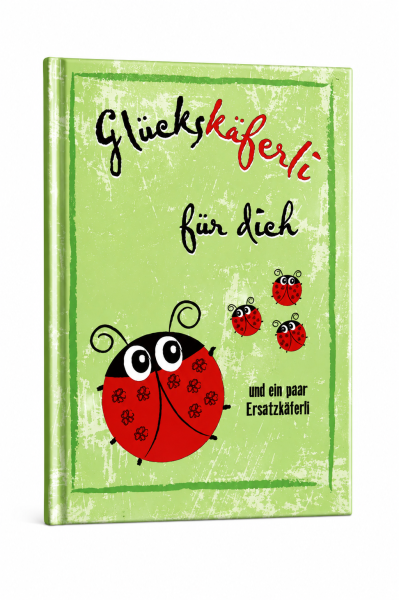 Notizbuch A5 kariert 80 Blatt 80 g/m² – Glückskäferli